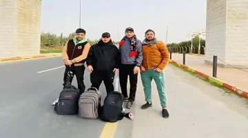 بالجهد والتحدي 18 ساعة سير مشجعي الرمثا لدعم الفريق بالدوري الأردني